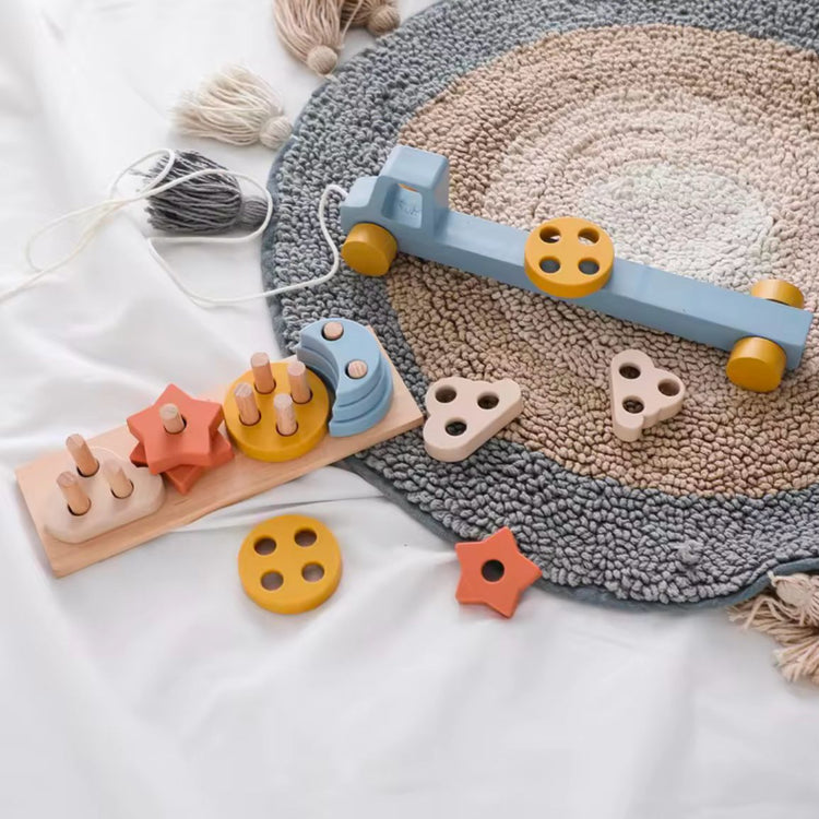 Holzspiele Montessori - Sortieren