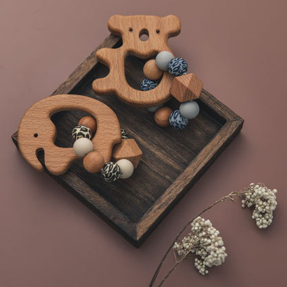  Holzspielzeug Manufaktur -  Holz-Beißring "Elefant" -  3