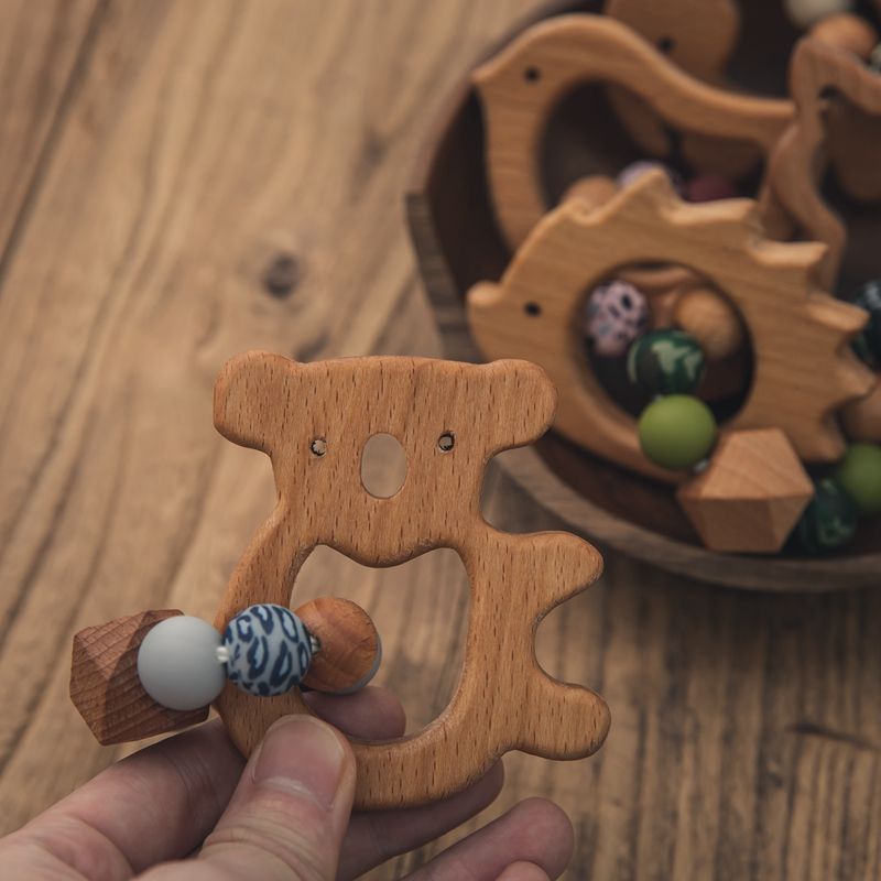  Holzspielzeug Manufaktur -  Holz-Beißring "Elefant" -  5