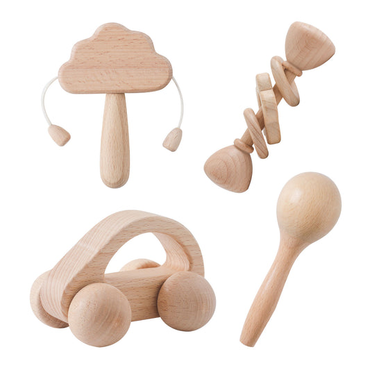  Holzspielzeug Manufaktur -  Holz-Klang-Set 4er Montessori -  1